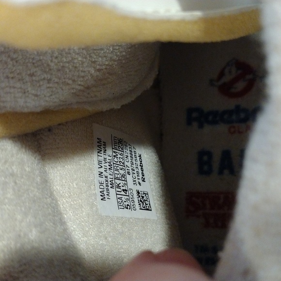 Reebok x Ex-O-Fit Clean-Stranger Things x Bait High Top Sneakers Sz 5.5-Cosplay - Picture 7 of 13